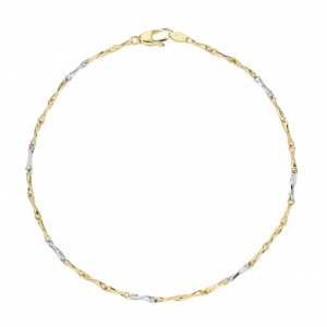 Bracciale Uomo Oro Giallo Bianco GL101510