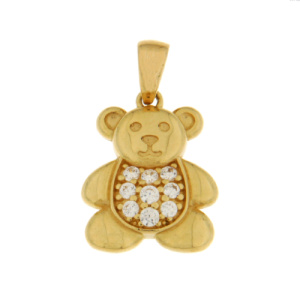 Ciondolo Orsacchiotto Oro Giallo GL102023