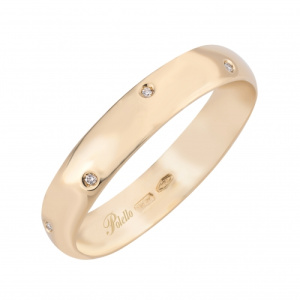 Fede Nuziale Polello Collezione Marea 3354DG