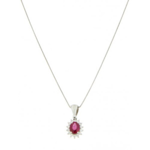 Collana Promesse Gioielli Donna Rubino Diamanti CCPQ54R