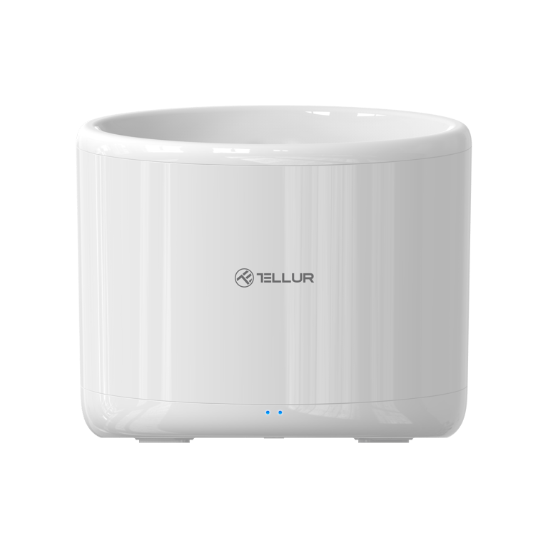 Distributore d'acqua per animali domestici Tellur Smart WiFi, 2L, bianco - nuovo