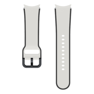 Cinturino sportivo bicolore per G Watch Series 4/4 Classic/5/5 Pro/6/6 Classic 20 mm, S/M Nero Samsung – nuovo