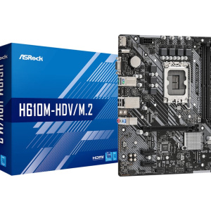 Asrock H610M-HDV/M.2 Intel H610 LGA 1700 micro ATX – nuovo