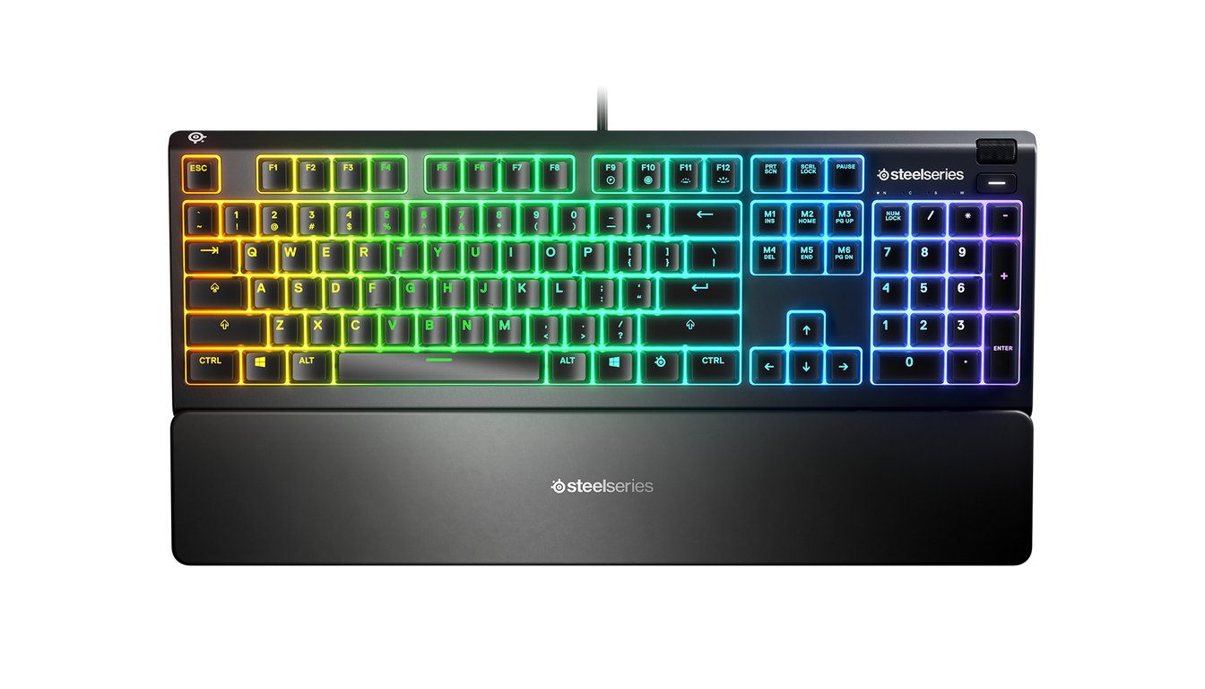 Steelseries APEX 3 USB Tastiera QWERTY francese nera - nuovo