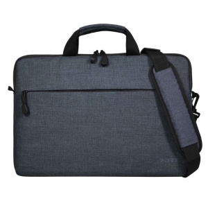 PORT Designs BELIZE Borsa per laptop da 15,6 pollici con caricamento dall’alto e design sottile, nera – nuovo