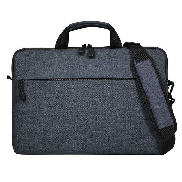 PORT Designs BELIZE Borsa per laptop da 15,6 pollici con caricamento dall'alto e design sottile, nera - nuovo