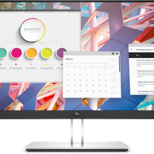 HP Serie E E24 G4 60,5 cm (23,8 ) 1920 x 1080 pixel Full HD LCD Nero, Argento – nuovo