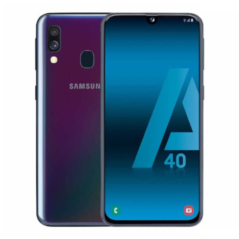 Samsung Galaxy A40 64 GB, nero, sbloccato -Ricondizionato - Ottime condizioni
