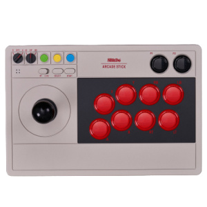 8Bitdo Arcade Stick Grigio Bluetooth/USB Joystick analogico/digitale Nintendo Switch, Nintendo Switch Lite, PC – nuovo
