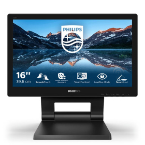 Philips 162B9T/00 PC a schermo piatto 39,6 cm (15,6 ) 1366 x 768 pixel HD LCD Touchscreen Nero – nuovo