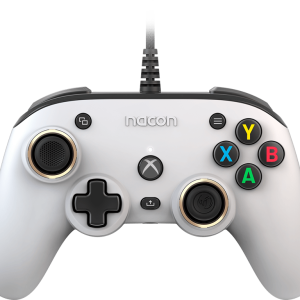 Controller cablato Nacon Pro Compact per la serie Xbox Bianco – nuovo