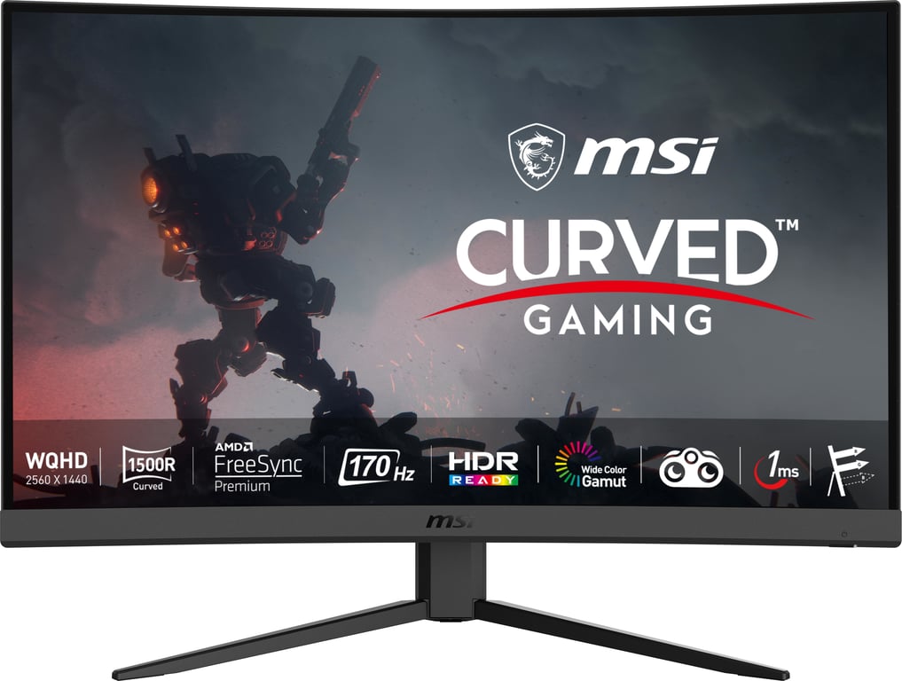 MSI Optix G32CQ4 80 cm (31,5 ) 2560 x 1440 pixel Quad HD LCD Nero - nuovo