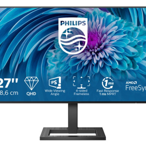 Philips E Line 275E2FAE/00 PC a schermo piatto 68,6 cm (27 ) 2560 x 1440 pixel 4K Ultra HD LED Nero – nuovo