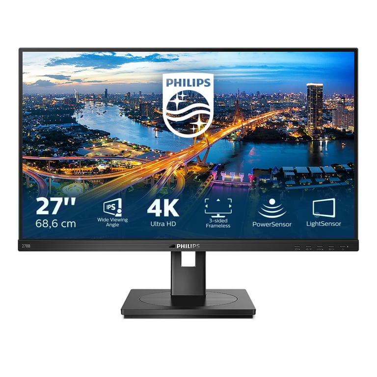 Philips B Line 278B1/00 Display LED 68,6 cm (27 ) 3840 x 2160 pixel 4K Ultra HD Nero - nuovo