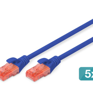 Cavi a coppie U-UTP CAT 6 di Digitus – LSZH, 5 pezzi – nuovo