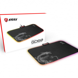 MSI AGILITY GD60 Tappetino per mouse da gioco nero, grigio – nuovo