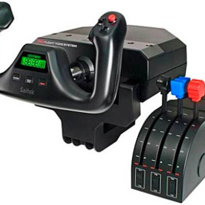 Logitech G Flight Yoke System Nero USB 2.0 Simulatore di volo PC analogico/digitale – nuovo