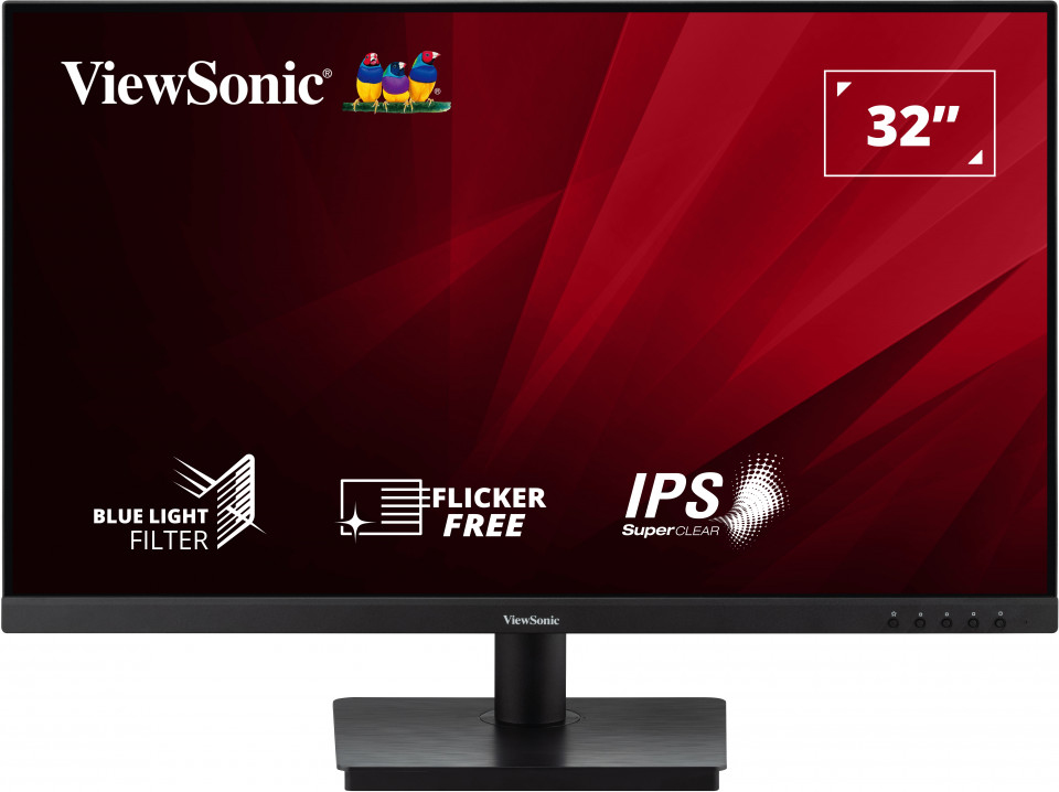 ViewSonic VA3209-MH - Monitor LED - 32 (31,5 visualizzabile) - 1920 x 1080 Full HD (1080p) @ 75 Hz - IPS - 250 cd/m2 - 1200: - nuovo