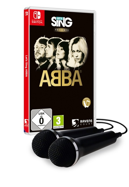 Let's Sing presenta ABBA 2 Mics Pack Nintendo Switch - nuovo