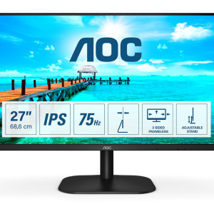 AOC B2 27B2DA Display LED 68,6 cm (27 ) 1920 x 1080 pixel Full HD Nero – nuovo