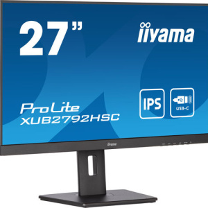 iiyama ProLite XUB2792HSC-B5 Display LED 68,6 cm (27 ) 1920 x 1080 pixel Full HD Nero – nuovo