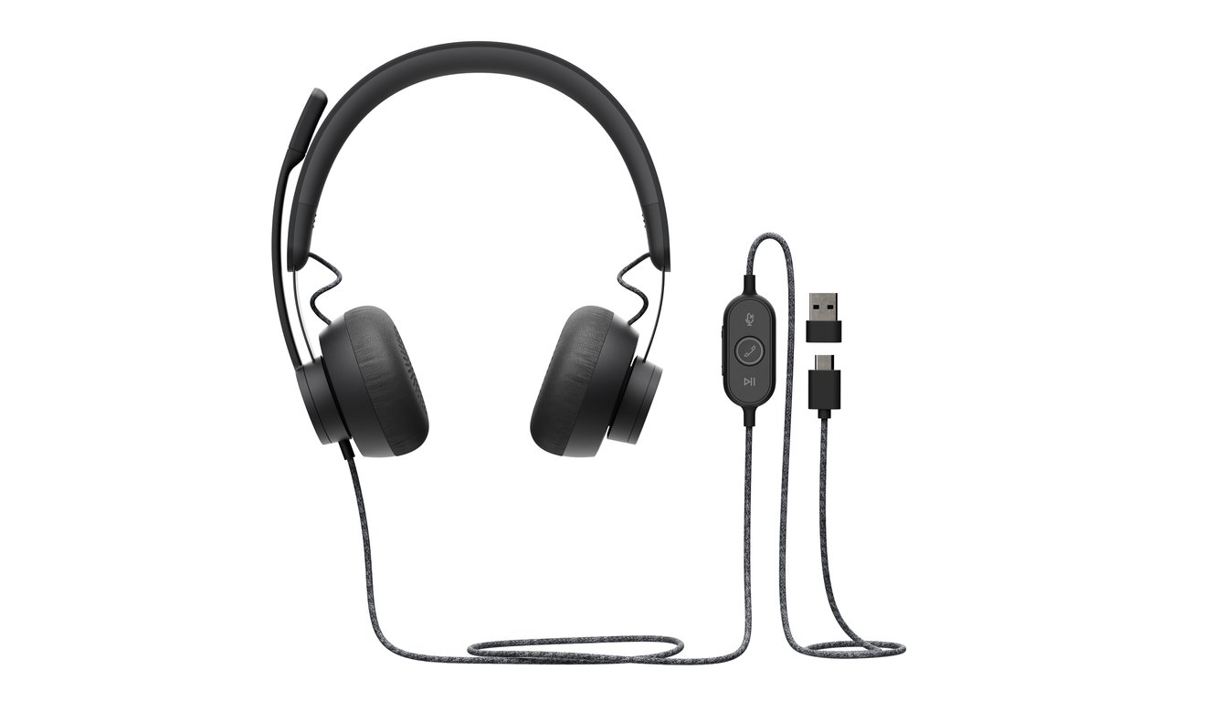 Logitech Zone Headset Archetto cablato per chiamate/musica USB Type-C Grafite - nuovo