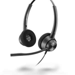POLY EncorePro 320 Cuffia cablata ad archetto per ufficio/centro chiamate Nero – nuovo