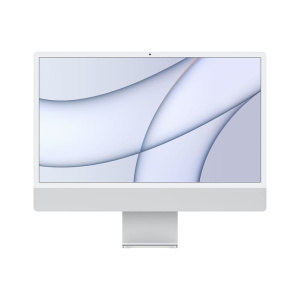 Apple iMac Apple M M1 61 cm [24] 4480 x 2520 Pixel 8 GB 256 GB SSD PC All-in-one macOS Big Sur Wi-Fi 6 [802.11ax] Argento (IMAC 24IN M1 8C CPU 7C GPU – 256GB SILVER) – Versione UK – nuovo