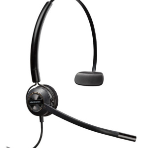 POLY EncorePro HW540 Cuffia cablata Ganci per orecchio, archetto, Minerve Desktop/Call Center Nero – nuovo