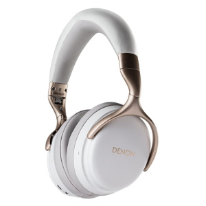 Denon AH-GC30 Cuffie ad archetto con e senza fili per chiamate/musica Micro-USB Bluetooth Bianco – nuovo