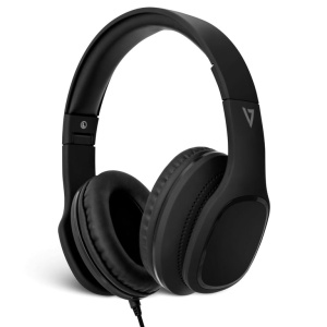 V7 Cuffie over-ear con microfono – nero – nuovo