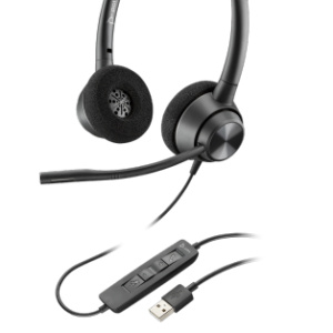 POLY EncorePro 320 Cuffia cablata da tavolo/centro chiamate USB Type-A Nero – nuovo