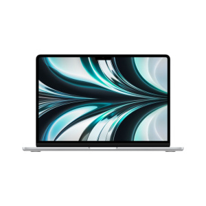 MacBook Air M2 (2022) 13,6′, 3,5 GHz 256 GB 8 GB Apple GPU 8, Argento – Portoghese QWERTY – Ricondizionato – Buono stato