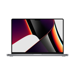 MacBook Pro M1 Max (2021) 16,2′, 3,2 GHz 1Tb 32Gb Apple GPU 24, Argento – QWERTY – Portoghese – Ricondizionato – Buono stato