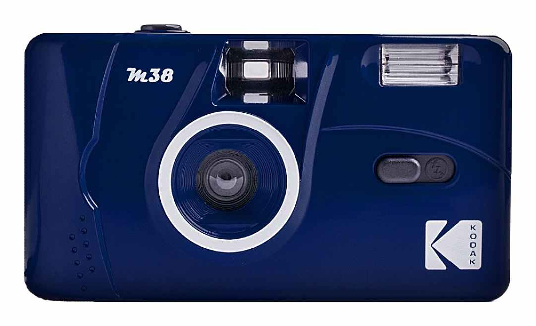 KODAK - Fotocamera ricaricabile KODAK M38-35mm, obiettivo di alta qualità, flash incorporato, batteria AA - Blu - nuovo