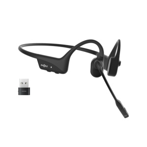SHOKZ C110-AC-BK Auricolare senza fili con ganci per orecchio Desktop/Centro chiamate USB Type-C Bluetooth Nero – nuovo