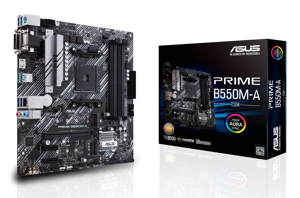 ASUS Prime B550M-A/CSM AMD B550 AM4 slot micro ATX - nuovo