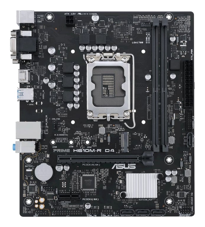 ASUS PRIME H610M-R D4 Intel H610 LGA 1700 micro ATX - nuovo