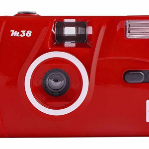 KODAK – Fotocamera ricaricabile KODAK M38-35mm, obiettivo di alta qualità, flash incorporato, batteria AA – rosso – nuovo