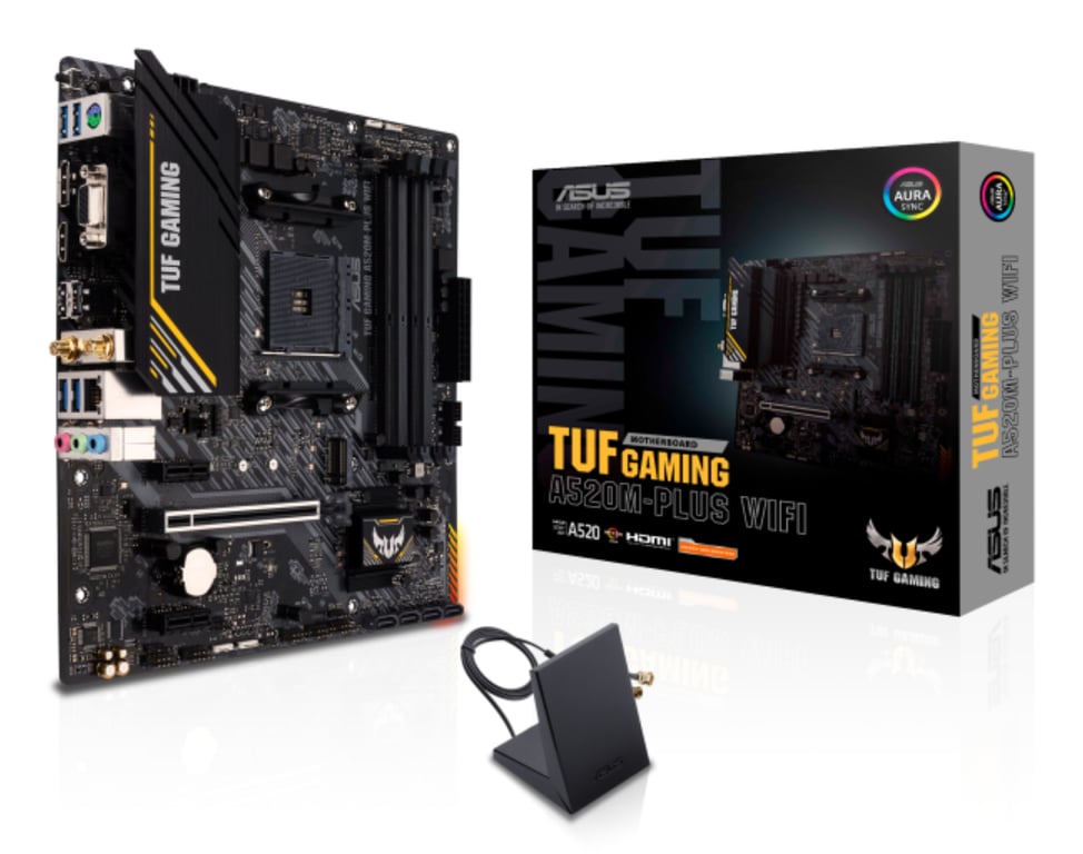 ASUS TUF GAMING A520M-PLUS WIFI AMD A520 Slot AM4 micro ATX - nuovo