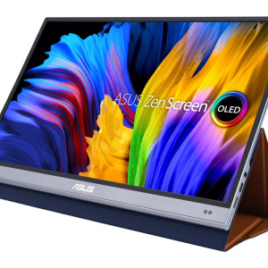 ASUS ZenScreen OLED MQ16AH 39,6 cm (15.6 ) 1920 x 1080 pixel Full HD Monitor PC a schermo piatto Grigio – nuovo