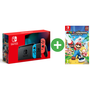 Switch & Mario & Rabbids – console di gioco portatile 15,8 cm (6.2 ) 32 GB Touch screen Wifi Blu, Grigio, Rosso – Ricondizionato – Buono stato