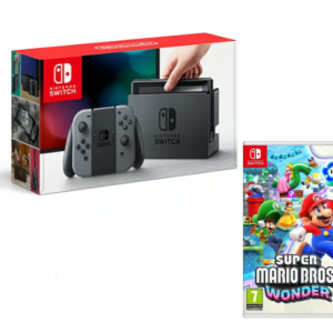 Switch grigio 32 GB e Super Mario Bros Wonder – nuovo