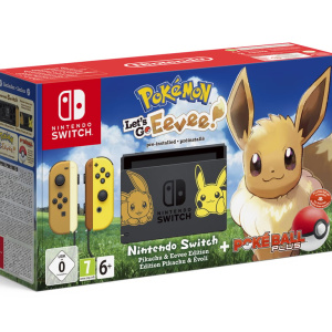 Switch & Pokémon: Let’s Go, Evoli! – Console di gioco portatile 15,8 cm (6,2 ) 32 GB Wifi Nero, Giallo – nuovo
