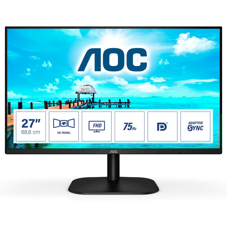 AOC B2 27B2QAM Display LED 68,6 cm (27 ) 1920 x 1080 pixel Full HD Nero - nuovo
