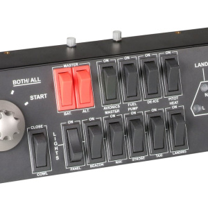Logitech G Flight Switch Panel Nero, Rosso, Argento USB 2.0 simulazione di volo PC analogico/digitale – nuovo