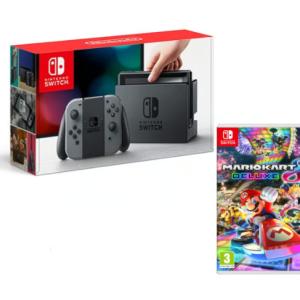 Switch grigio 32 GB e Mario Kart 8 Deluxe – Ricondizionato – Condizioni eccellenti