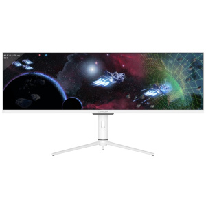 LC-Power LC-M44-DFHD-120 Display PC a schermo piatto da 111,2 cm (43,8 ) 3840 x 1080 pixel Bianco – nuovo