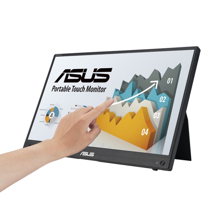 ASUS ZenScreen MB16AHT 39,6 cm (15.6 ) 1920 x 1080 pixel Full HD Flat Panel PC Touchscreen Nero - nuovo