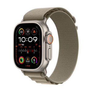 Watch Ultra 2 GPS + Cellular, cassa in titanio da 49 mm con fibbia alpina, verde oliva – nuovo